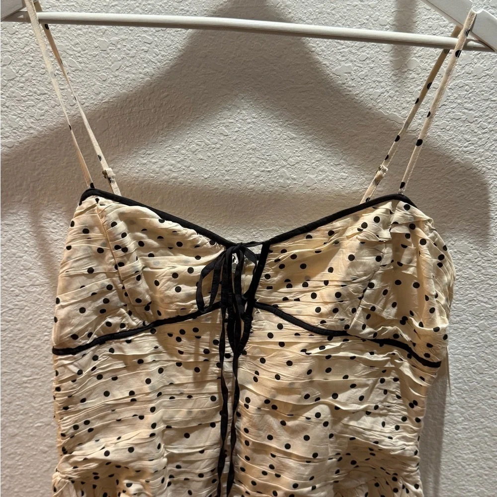 Free People Polka Dot Spaghetti Strap Top - Picture 2 of 5
